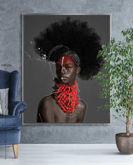 Colombian Black Girl Portrait III