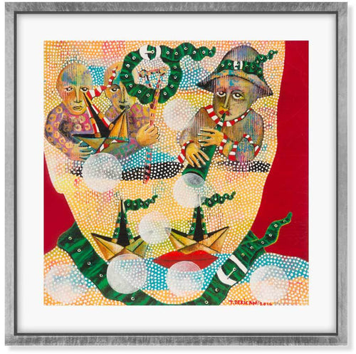<li>Dream Bubbles 2</li><li>TAMER DERİCAN</li><li>40x40cm</li><li>Çerçeveli (Gümüş Box)</li>
